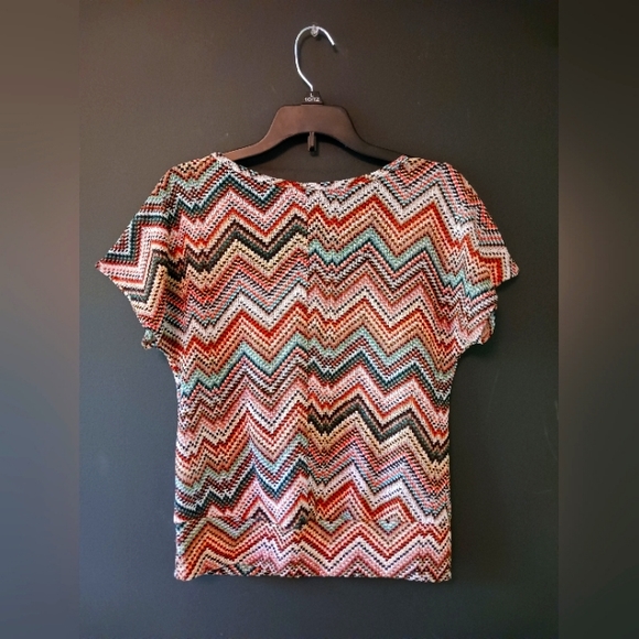 SIZE UNKNOWN WOMENS MULTICOLORED SUMMER TOP 🌞 - Picture 2 of 2
